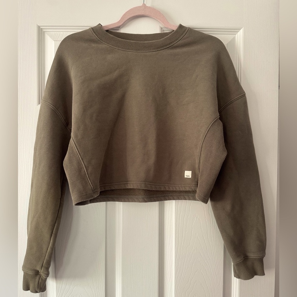 Vuori crop sweatshirt dreamknit size xs